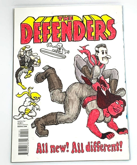 DEFENDERS VOL 4 #1 CUSTOM COVER UNDERGROUND COMIX TRIBUTE