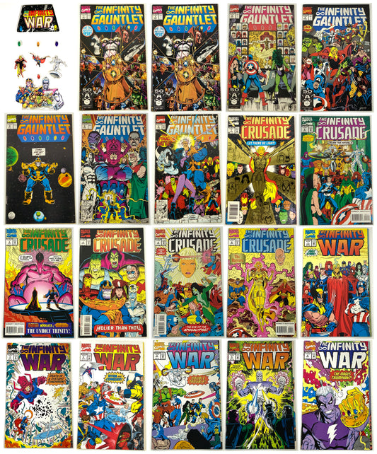 INFINITY GAUNTLET INFINITY WAR INFINITY CRUSADE ALL ISSUES ALL CROSSOVERS & MORE!