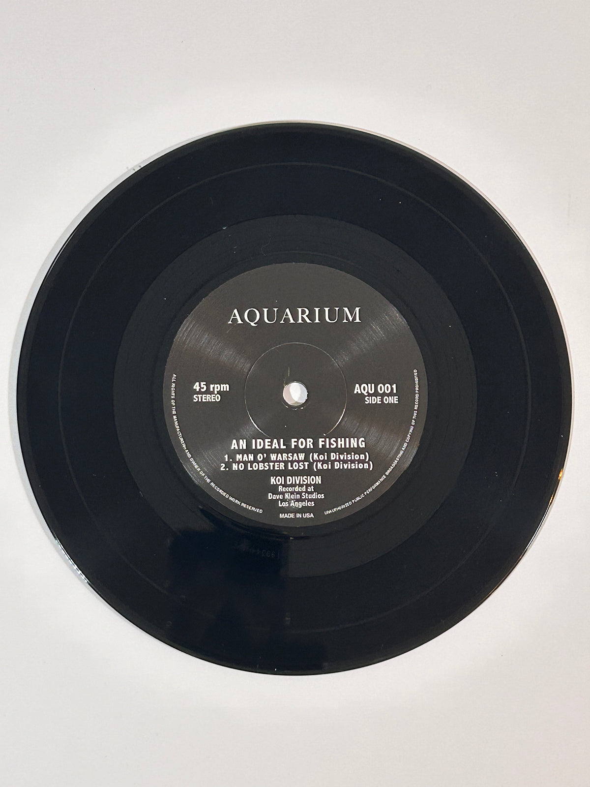 KOI DIVISION "AN IDEAL FOR FISHING" 4 SONG VINYL EP